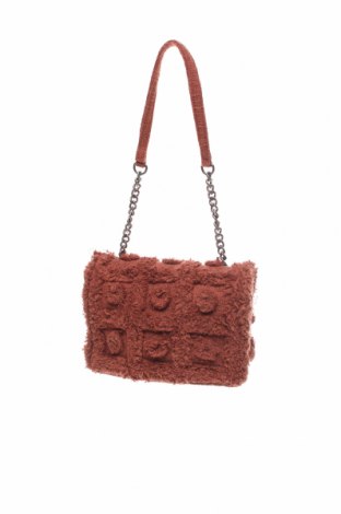 Γυναικεία τσάντα Zara, Χρώμα Καφέ, Κλωστοϋφαντουργικά προϊόντα, Τιμή 19,18 €