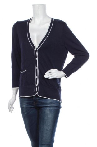 Damen Strickjacke H&M, Größe L, Farbe Blau, 50% Baumwolle, 50% Modal, Preis 19,48 €