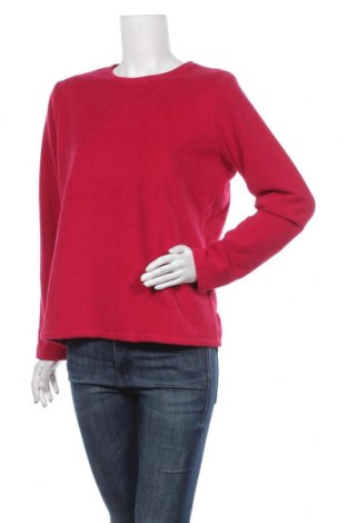 Damen Fleece Shirt Lands' End, Größe M, Farbe Rosa, 95% Polyester, 5% Elastan, Preis 18,09 €