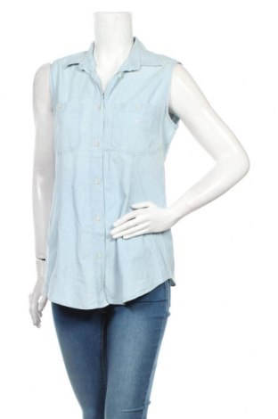 Damenbluse Armani Jeans, Größe M, Farbe Blau, Preis 26,44 €