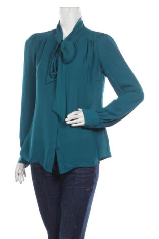 Γυναικείο πουκάμισο Hallhuber, Μέγεθος L, Χρώμα Μπλέ, Πολυεστέρας, Τιμή 25,98 €