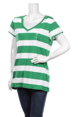 Damen T-Shirt, Größe XXL, Farbe Grün, Baumwolle, Preis 15,31 €