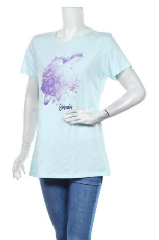 Damen T-Shirt, Größe XL, Farbe Blau, 60% Baumwolle, 40% Polyester, Preis 27,14 €