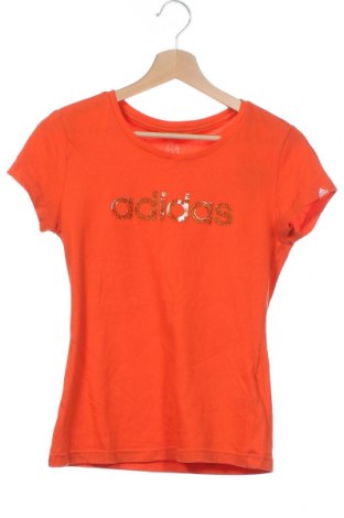 Дамска тениска Adidas, Размер XS, Цвят Оранжев, 70% памук, 30% полиестер, Цена 19,84 лв.