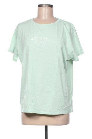 Γυναικείο t-shirt Defacto, Μέγεθος XXL, Χρώμα Πράσινο, Βαμβάκι, Τιμή 16,49 €