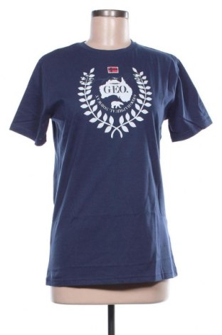 Dámské tričko Geographical Norway, Velikost XL, Barva Modrá, Bavlna, Cena  700,00 Kč