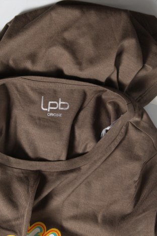 Γυναικείο t-shirt LPB Les P'tites Bombes, Μέγεθος XS, Χρώμα Καφέ, 60% βαμβάκι, 40% βισκόζη, Τιμή 20,36 €