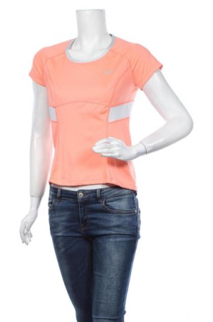 Damen T-Shirt Nike, Größe M, Farbe Orange, 87% Polyester, 13% Elastan, Preis 22,27 €
