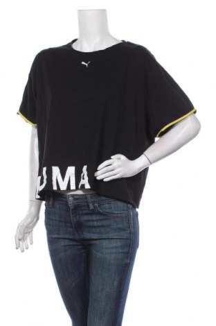Damen T-Shirt PUMA, Größe XL, Farbe Schwarz, Baumwolle, Preis 23,66 €