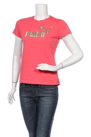 Damen T-Shirt PUMA, Größe S, Farbe Orange, 100% Baumwolle, Preis 25,05 €
