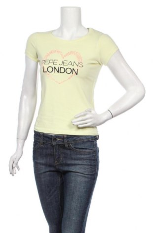 Tricou de femei Pepe Jeans, Mărime S, Culoare Galben, Preț 92,84 Lei