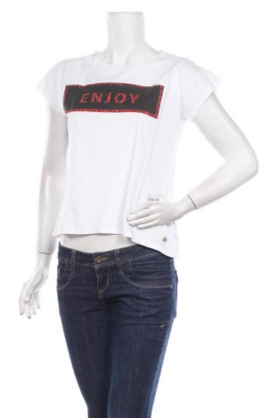 Damen T-Shirt Please, Größe S, Farbe Weiß, Preis 26,44 €