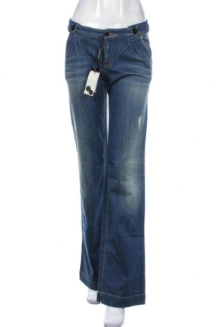 Damskie jeansy Emporio Armani, Rozmiar M, Kolor Niebieski, 89% bawełna, 11% inny materiał, Cena 369,48 zł