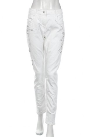 Dámské džíny  Fiorella Rubino, Velikost L, Barva Bílá, 91% bavlna, 6% elastan, 3% elastan, Cena  1 375,00 Kč