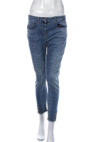Dámské džíny  Fiorella Rubino, Velikost L, Barva Modrá, 91% bavlna, 7% polyester, 2% elastan, Cena  925,00 Kč
