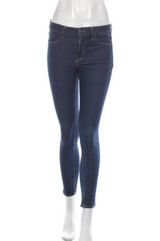 Damskie jeansy H&M, Rozmiar M, Kolor Niebieski, 79% bawełna, 20% poliester, 1% elastyna, Cena 61,57 zł
