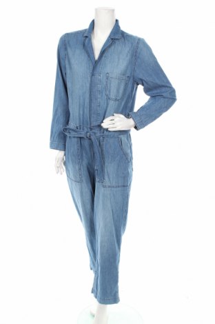Salopetă jeans de femei H&M, Mărime L, Culoare Albastru, Bumbac, Preț 157,83 Lei