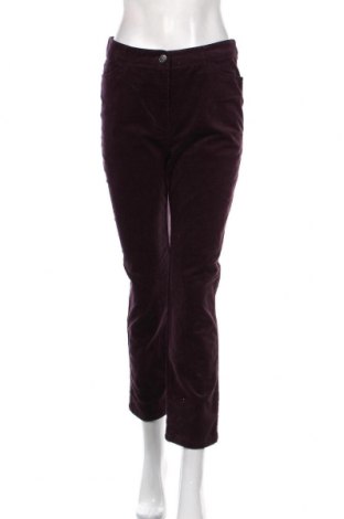 Pantaloni de velvet de femei Canda, Mărime M, Culoare Mov, 98% bumbac, 2% elastan, Preț 96,16 Lei