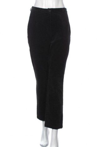 Pantaloni de velvet de femei Canda, Mărime M, Culoare Negru, 97% bumbac, 3% elastan, Preț 86,21 Lei