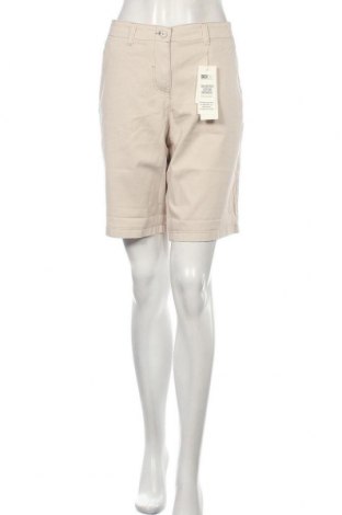 Дамски къс панталон Tom Tailor, Размер XL, Цвят Бежов, 97% памук, 3% еластан, Цена 51,75 лв.