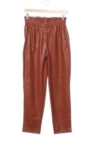 Γυναικείο παντελόνι δερμάτινο Comma,, Μέγεθος XS, Χρώμα Καφέ, Δερματίνη, Τιμή 60,98 €