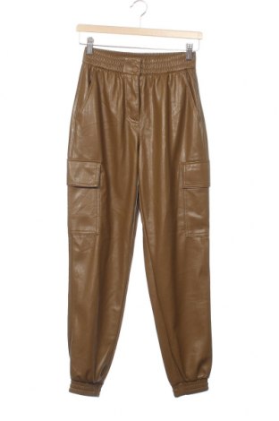 Γυναικείο παντελόνι δερμάτινο Comma,, Μέγεθος XS, Χρώμα Καφέ, Δερματίνη, Τιμή 53,76 €