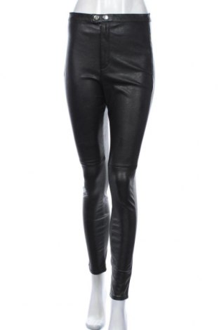 Γυναικείο παντελόνι δερμάτινο H&M, Μέγεθος M, Χρώμα Μαύρο, Δερματίνη, Τιμή 20,78 €