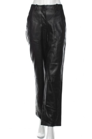 Γυναικείο παντελόνι δερμάτινο NA-KD, Μέγεθος M, Χρώμα Μαύρο, Δερματίνη, Τιμή 29,88 €