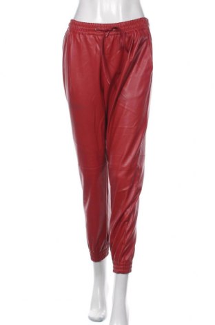 Γυναικείο παντελόνι δερμάτινο Zara, Μέγεθος S, Χρώμα Κόκκινο, Δερματίνη, Τιμή 23,38 €