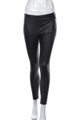 Γυναικείο παντελόνι δερμάτινο Zara, Μέγεθος S, Χρώμα Μαύρο, Δερματίνη, Τιμή 22,08 €