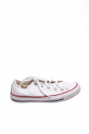 Damenschuhe Converse, Größe 35, Farbe Weiß, Echtleder, Preis 65,57 €