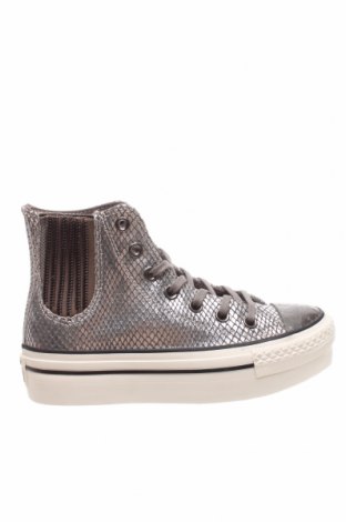 Γυναικεία παπούτσια Converse, Μέγεθος 36, Χρώμα Ασημί, Δερματίνη, Τιμή 46,41 €