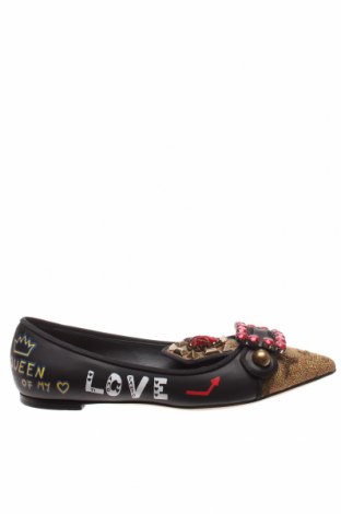 Дамски обувки Dolce & Gabbana, Размер 37, Цвят Черен, Еко кожа, текстил, Цена 296,40 лв.