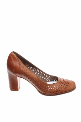 Дамски обувки ECCO, Размер 38, Цвят Кафяв, Естествена кожа, Цена 219,00 лв.