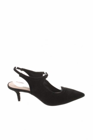 Дамски обувки Kiomi, Размер 38, Цвят Черен, Естествен велур, Цена 96,75 лв.