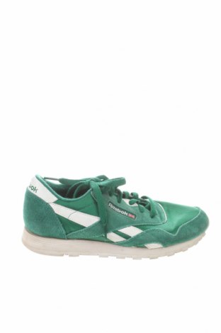 Γυναικεία παπούτσια Reebok, Μέγεθος 35, Χρώμα Πράσινο, Φυσικό σουέτ, κλωστοϋφαντουργικά προϊόντα, Τιμή 27,93 €