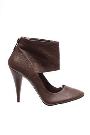 Γυναικεία παπούτσια Zara, Μέγεθος 40, Χρώμα  Μπέζ, Γνήσιο δέρμα, Τιμή 42,68 €