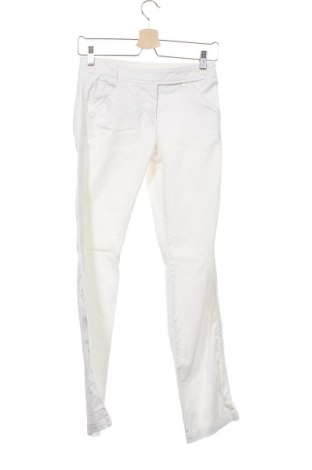 Γυναικείο παντελόνι Emporio Armani, Μέγεθος XS, Χρώμα Λευκό, 97% βαμβάκι, 3% ελαστάνη, Τιμή 87,84 €