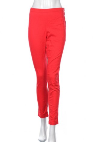 Дамски панталон H&M, Размер M, Цвят Червен, 98% памук, 2% еластан, Цена 20,21 лв.