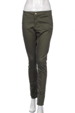 Dámske nohavice H&M, Veľkosť XL, Farba Zelená, 70% bavlna, 27% polyester, 3% elastan, Cena  19,85 €
