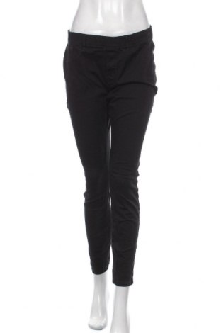 Pantaloni de femei Lindex, Mărime M, Culoare Negru, 98% bumbac, 2% elastan, Preț 116,05 Lei