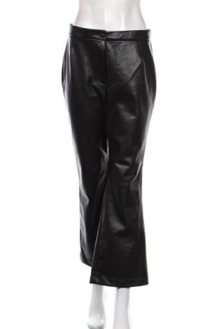 Γυναικείο παντελόνι δερμάτινο Monki, Μέγεθος L, Χρώμα Μαύρο, Δερματίνη, Τιμή 33,77 €
