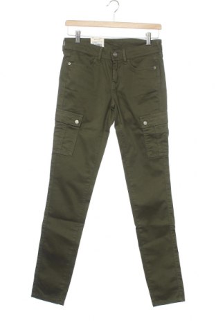 Pantaloni de femei Pepe Jeans, Mărime S, Culoare Verde, 97% bumbac, 3% elastan, Preț 435,20 Lei