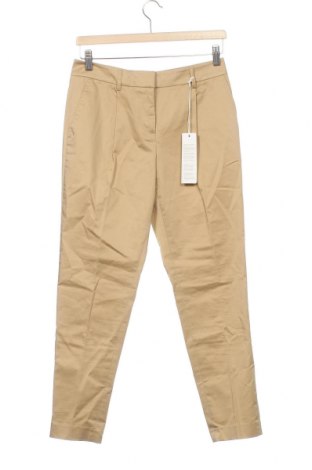Damskie spodnie Stefanel, Rozmiar XS, Kolor Beżowy, 95% bawełna, 5% elastyna, Cena 517,76 zł