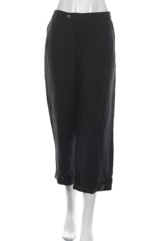 Γυναικείο παντελόνι TWINSET, Μέγεθος L, Χρώμα Μαύρο, 73% βισκόζη, 27% λινό, Τιμή 41,44 €