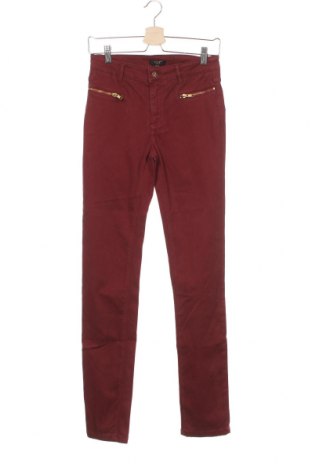 Дамски панталон Un Deux Trois, Размер XS, Цвят Червен, Цена 8,67 лв.