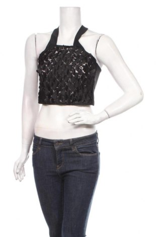 Γυναικείο αμάνικο μπλουζάκι Fornarina, Μέγεθος M, Χρώμα Μαύρο, Τιμή 30,62 €