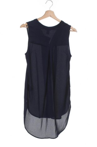 Γυναικείο αμάνικο μπλουζάκι H&M, Μέγεθος XS, Χρώμα Μπλέ, Πολυεστέρας, Τιμή 7,14 €