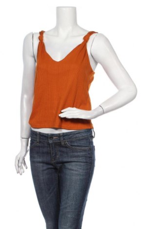 Γυναικείο αμάνικο μπλουζάκι H&M, Μέγεθος M, Χρώμα Πορτοκαλί, 68% πολυεστέρας, 29% βισκόζη, 3% ελαστάνη, Τιμή 7,14 €
