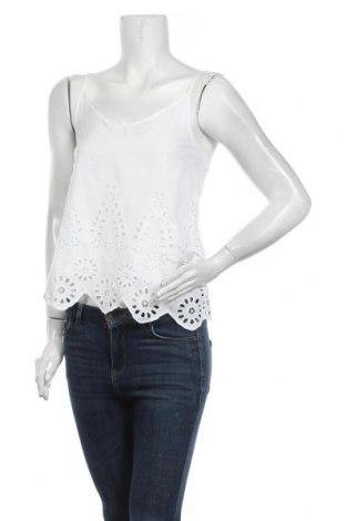 Γυναικείο αμάνικο μπλουζάκι Object, Μέγεθος XS, Χρώμα Λευκό, Βαμβάκι, Τιμή 40,72 €